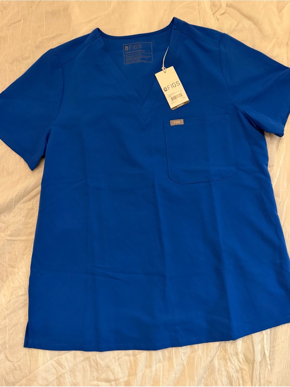 Figs Women’s Scrub Top - Blue
